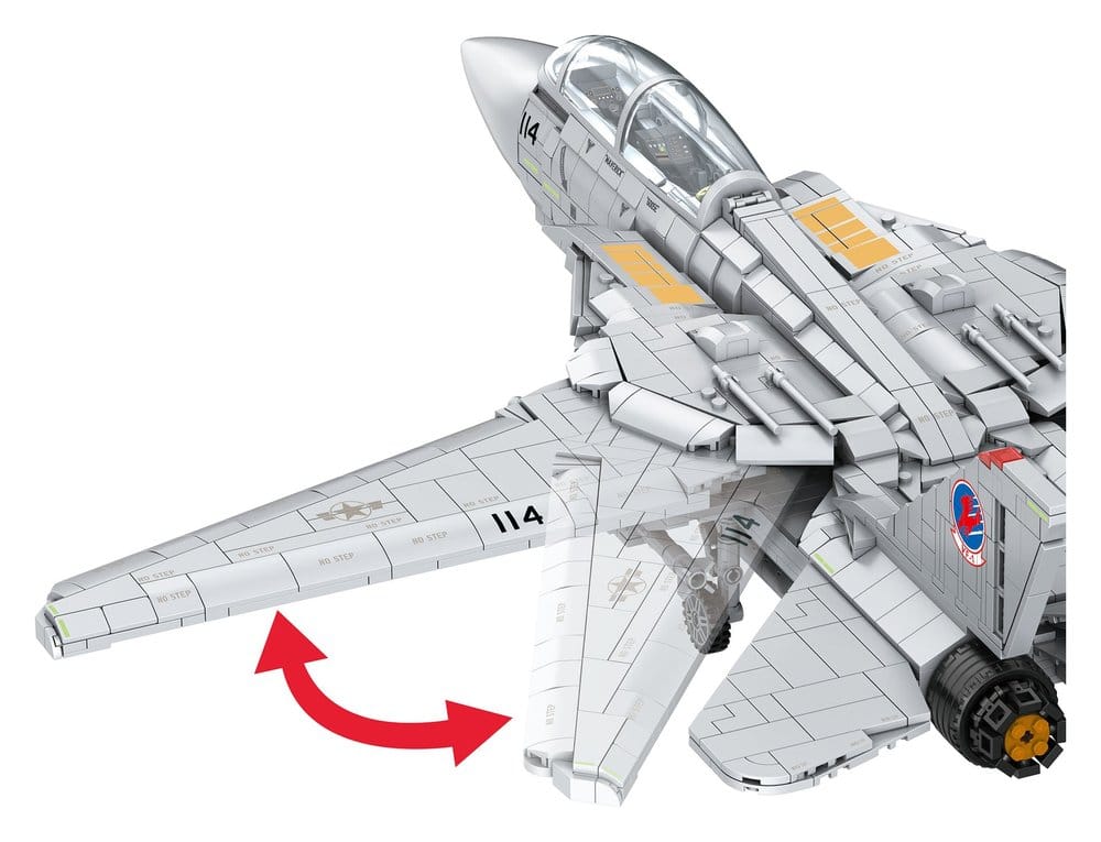 Top Gun Brick System Set Maverick's F-14A Tomcat