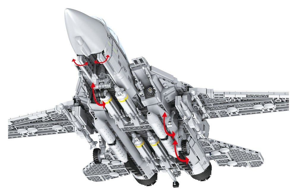 Top Gun Brick System Set Maverick's F-14A Tomcat