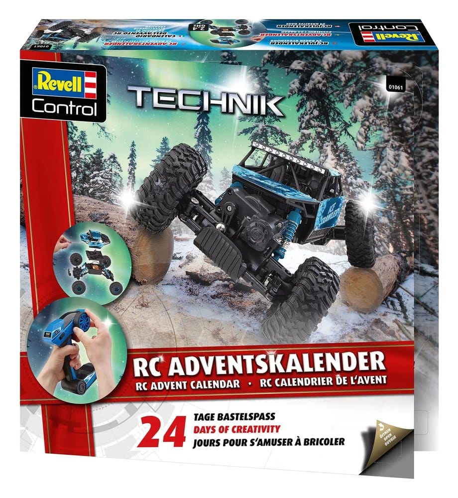 Revell Control Advent Calendar RC Car Crawler 28 cm