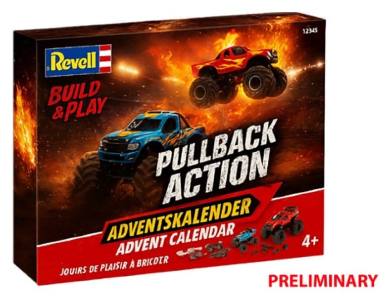 Revell Advent Calendar Pullback Action Monster Truck