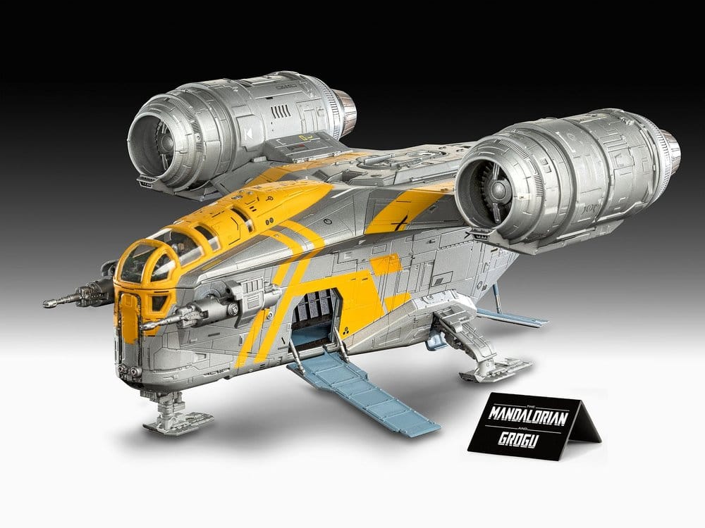 Star Wars The Mandalorian and Grogu Revell Model Kit 1/72 Razor Crest 34 cm