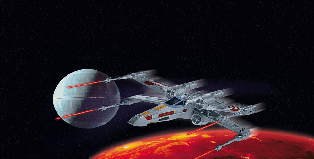 Star Wars Modellbausatz 1/57 X-Wing Fighter 22 cm