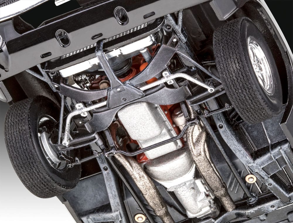 Der Fast &amp; Furious-Modellbausatz Dominics 1970 Dodge Charger