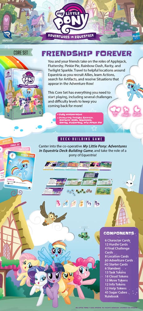 My Little Pony card game Deck-Building Adventures in Equestria *English version*
