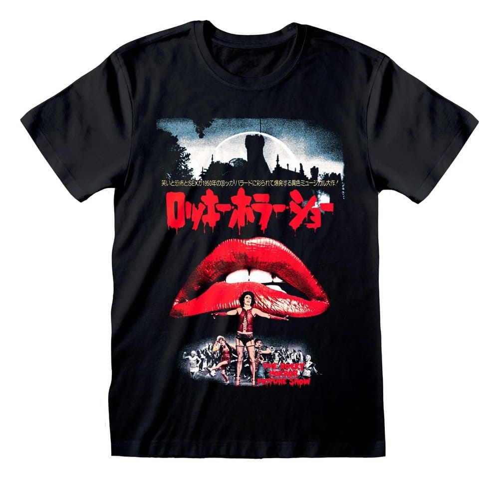 Rocky Horror Picture Show T-Shirt Japanese Black Size S