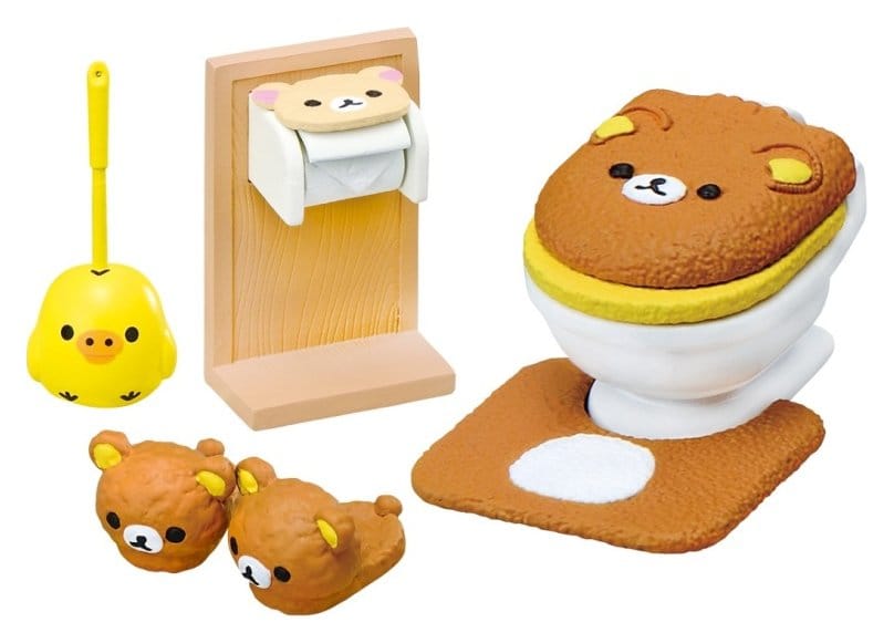 Rilakkuma Mini Figures Washroom Blind Box Display (6)