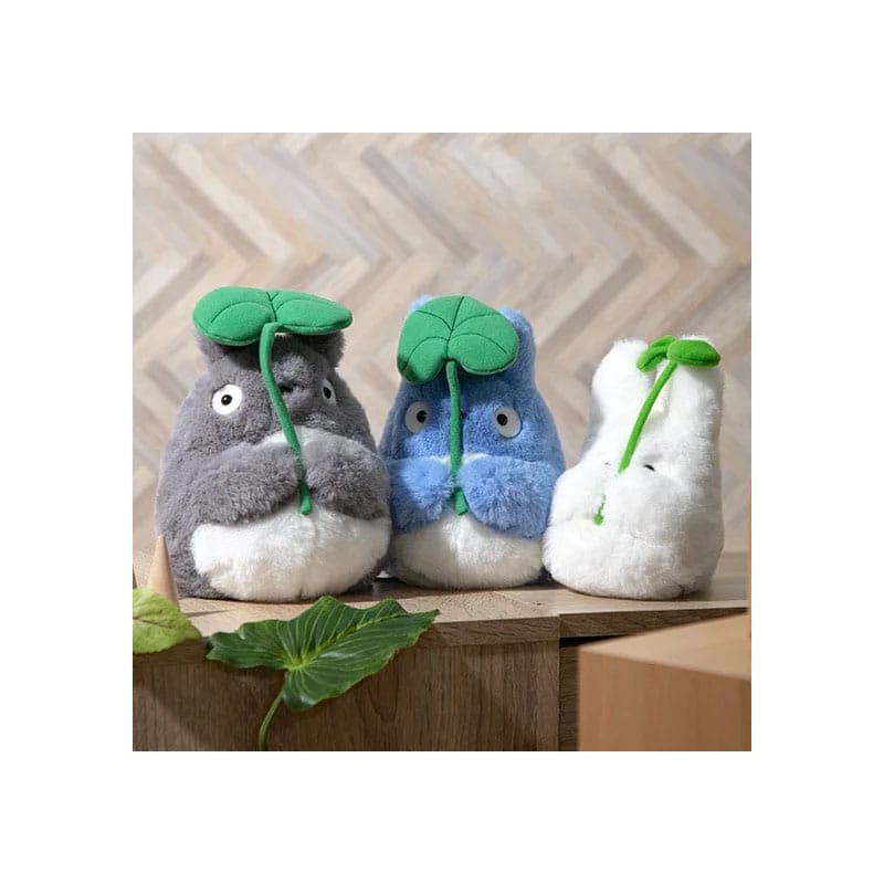 Mein Nachbar Totoro Nakayoshi Plüschfigur Großer Totoro mit Blatt 21 cm