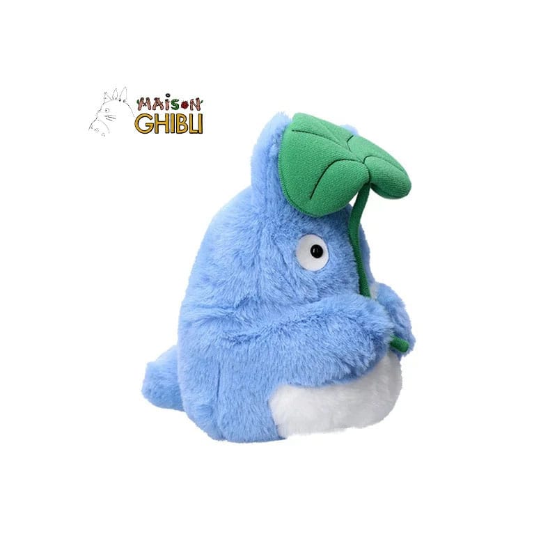 Mein Nachbar Totoro Nakayoshi Plüschfigur Mittelgroßer Totoro mit Blatt 20 cm