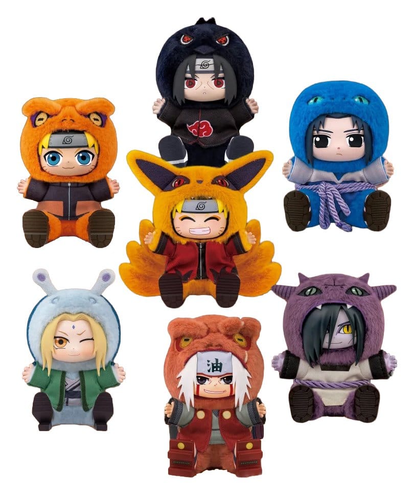 Naruto Vinyl Face Mini Plush Cute Beasts Blind Box 15 cm Display (6)