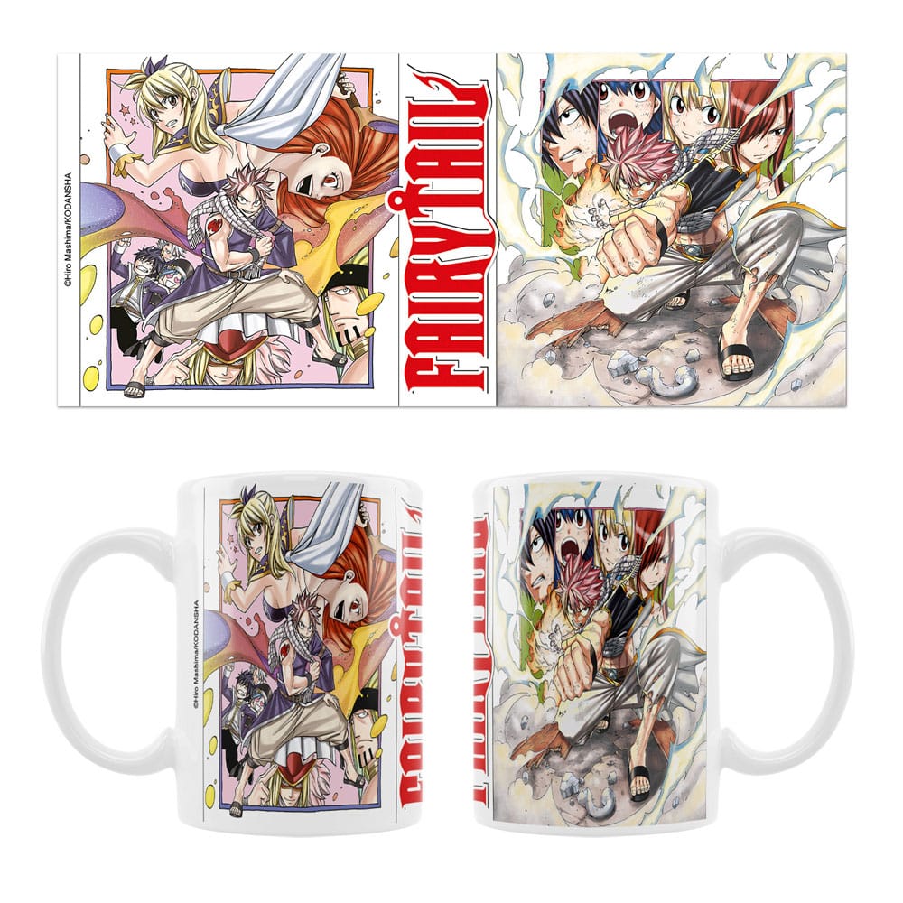 Fairy Tail Ceramic Mug Natsu Manga Style