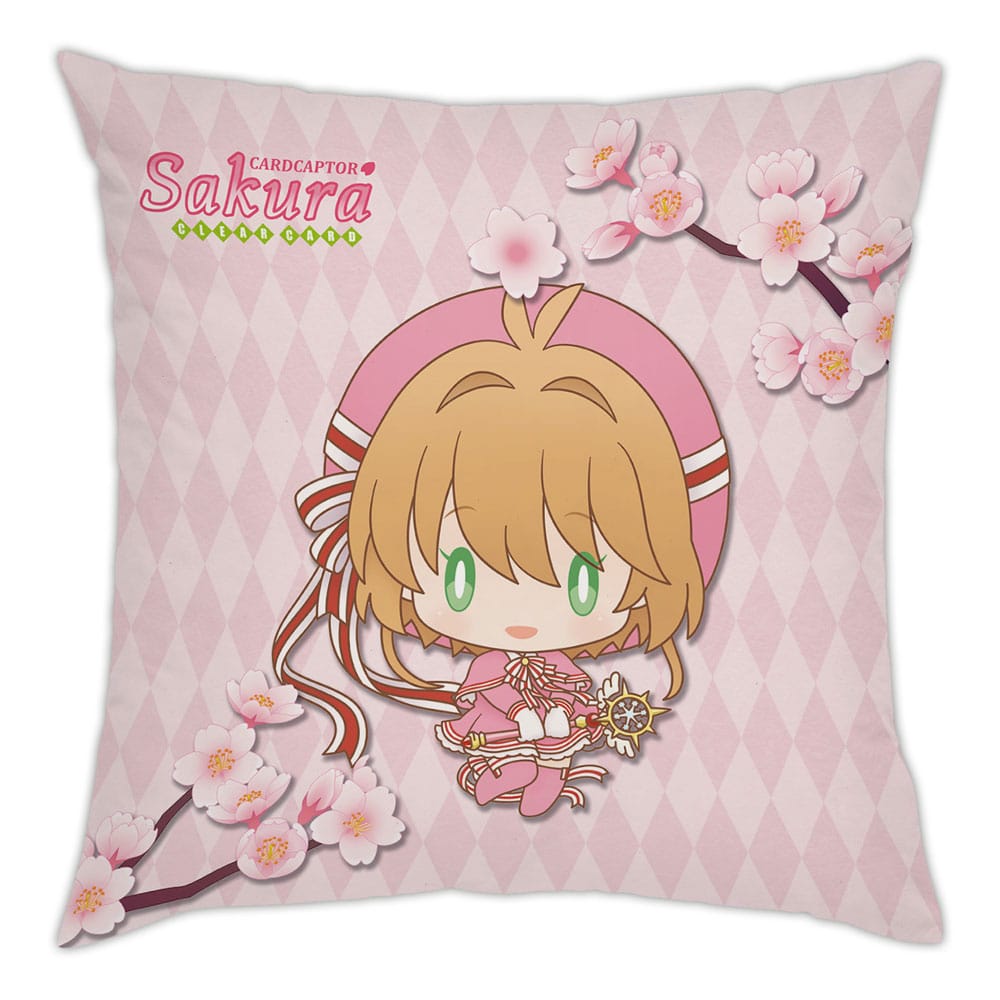 Cardcaptor Sakura Clear Card Pillow Sakura & Kero-chan 35 x 35 cm