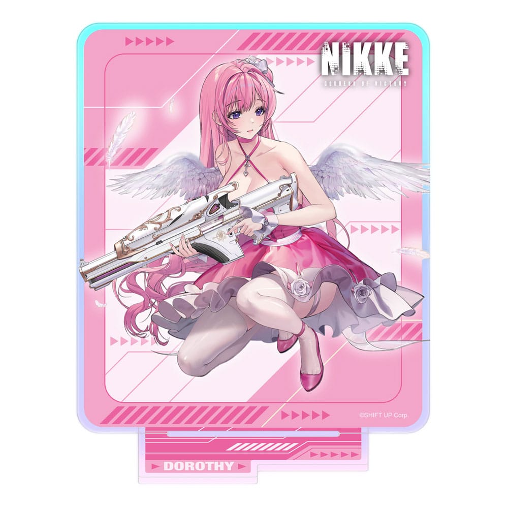 Goddess of Victory: Nikke Crouching Series Acrylic Stand Dorothy Holographic 14 cm