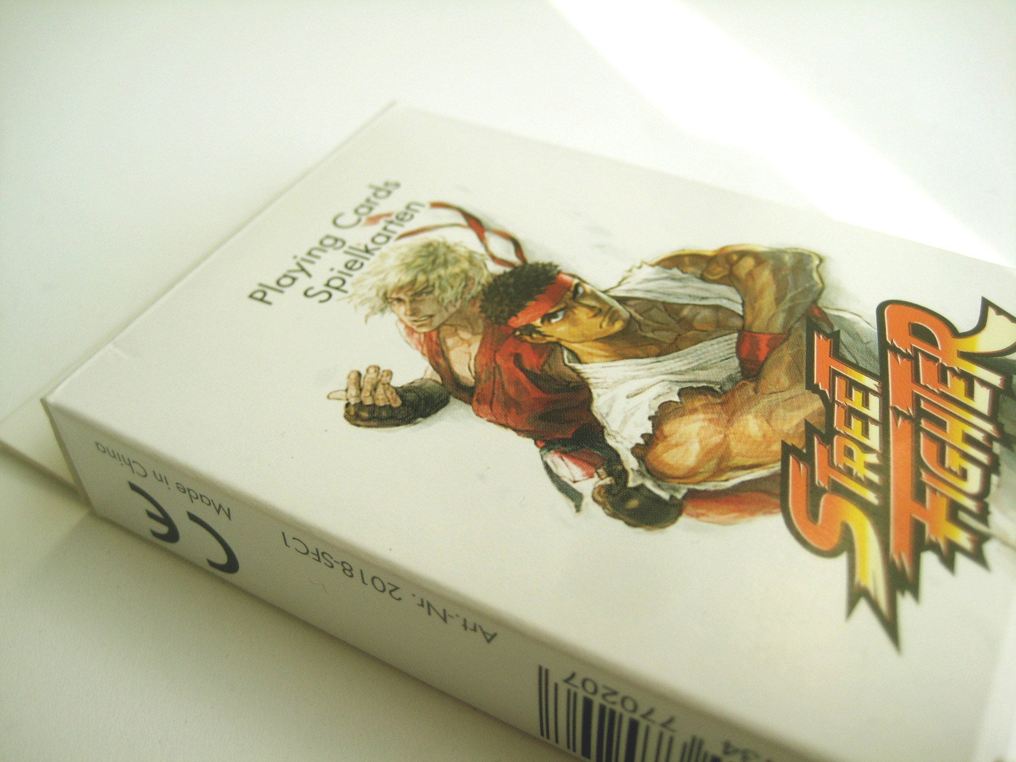 Street Fighter-Spielkarten-Charaktere