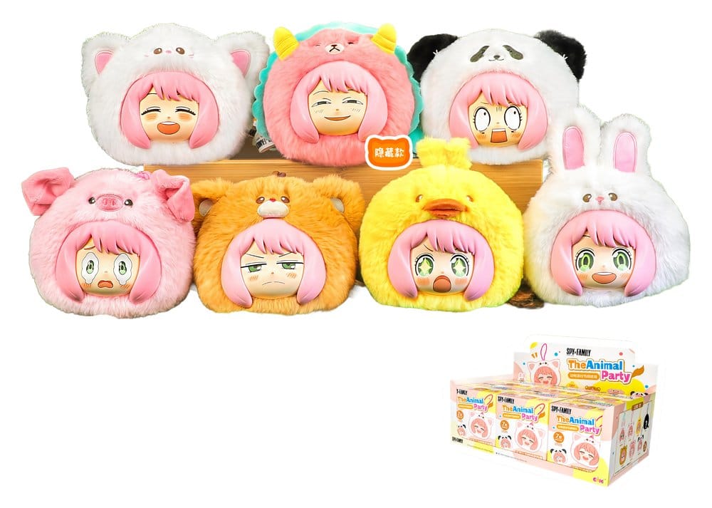 Spy x Family Vinyl Face Plush Animal Party Plush Charms Series Blind Box 14 cm Display (6)
