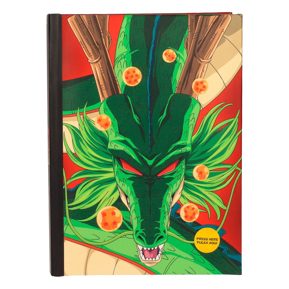 Dragon Ball Z Notebook with Light Shenron Dragon