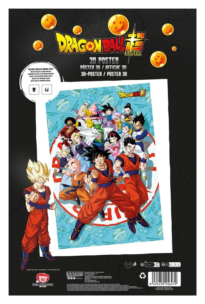 Dragon Ball Super 3D Poster Universe Survival 38 x 58 cm