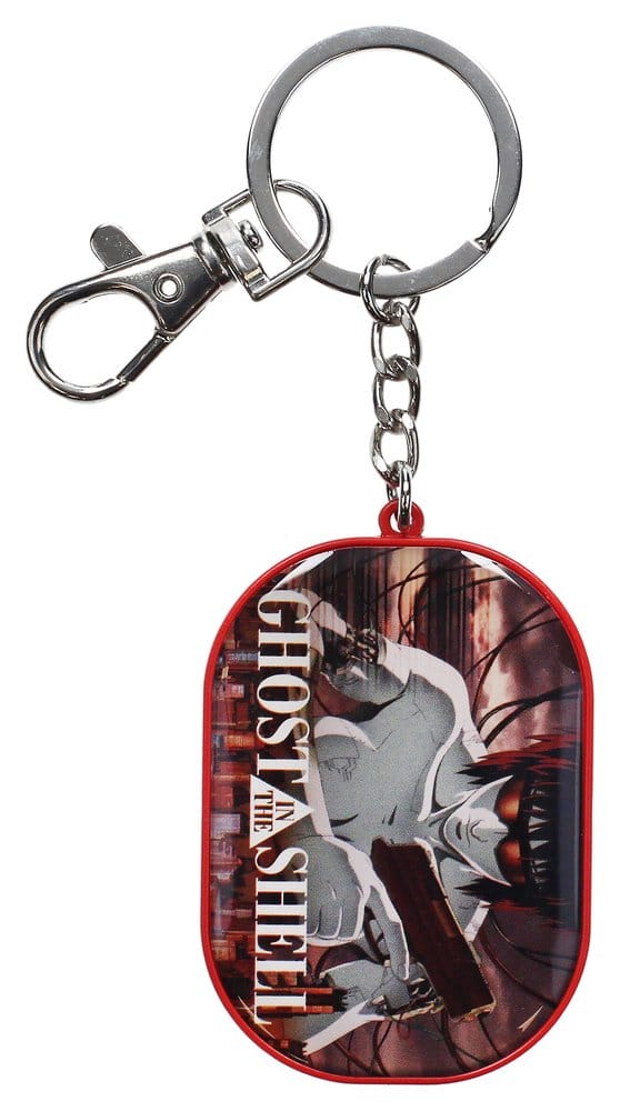 Ghost in the Shell Metal Keychain Armed Motoko 14 cm
