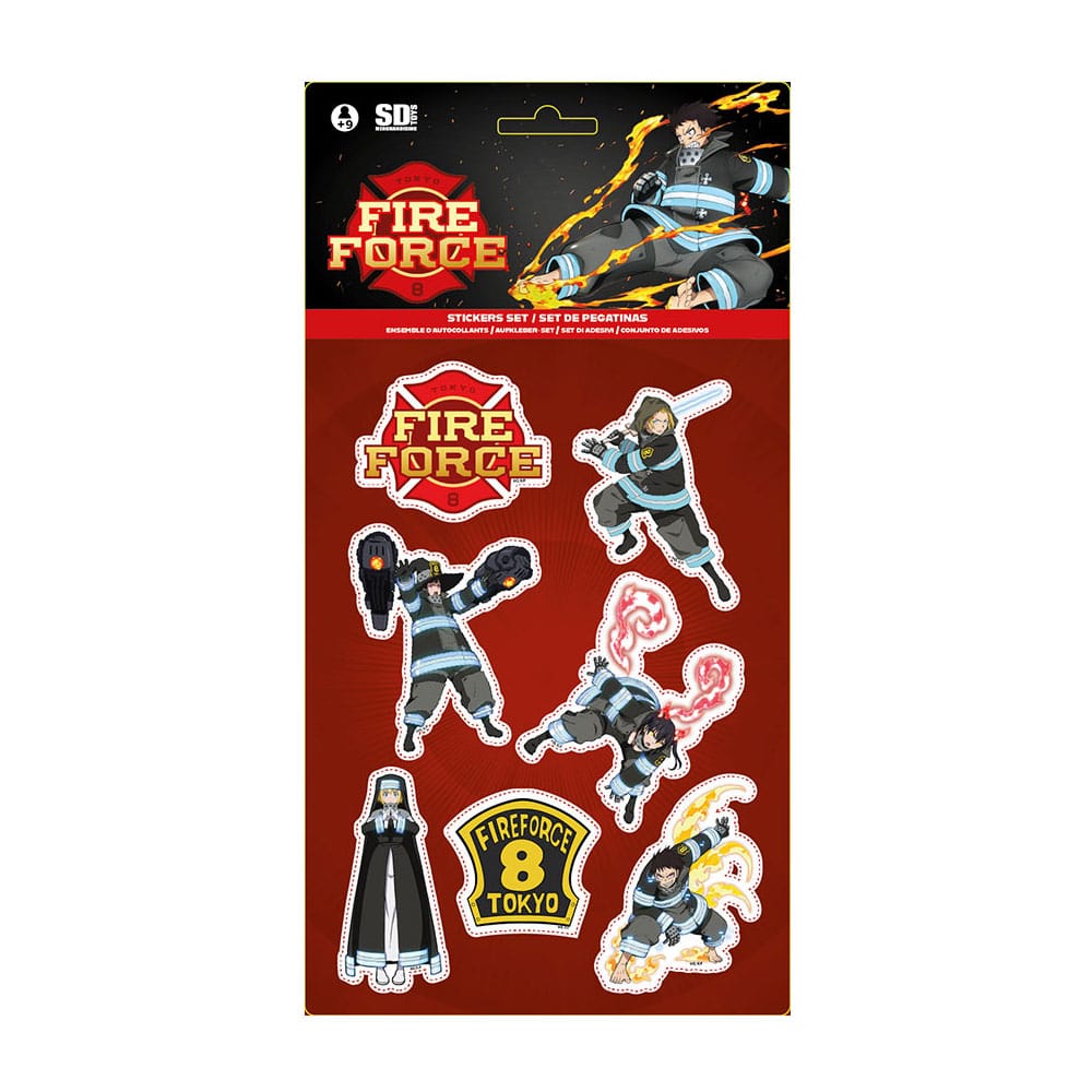 Fire Force Deluxe-Aufkleber-Set