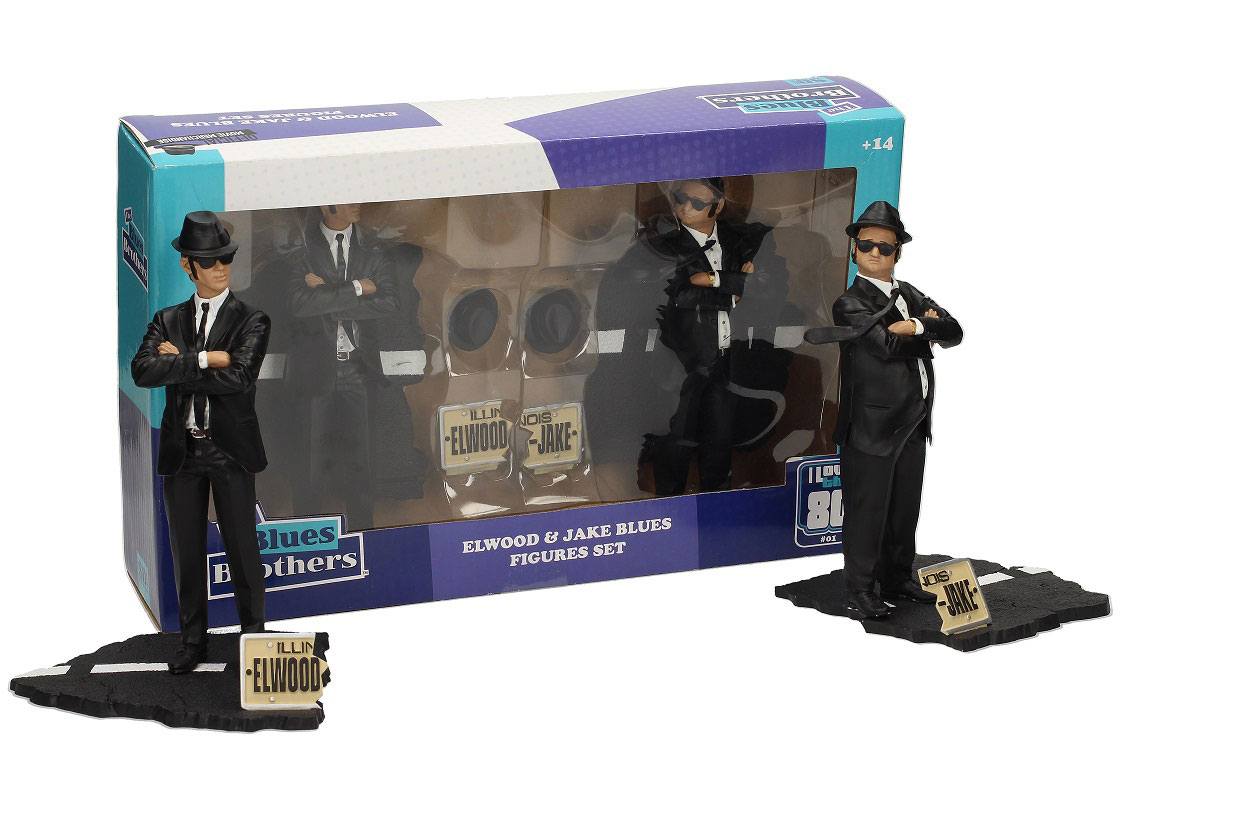 Blues Brothers Movie Icons Statue 2-Pack Jake &amp; Elwood 18 cm