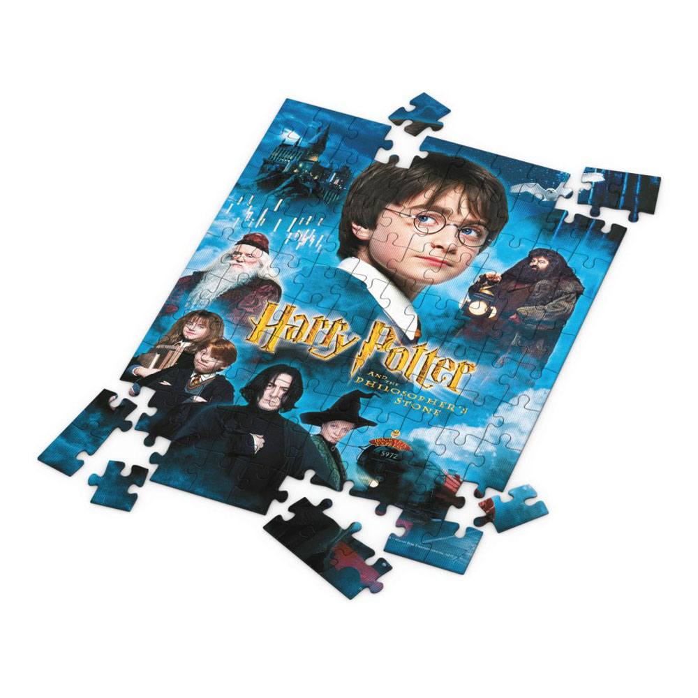 Harry Potter Puzzle mit 3D-Effekt Stein der Weisen Poster (100 Teile)