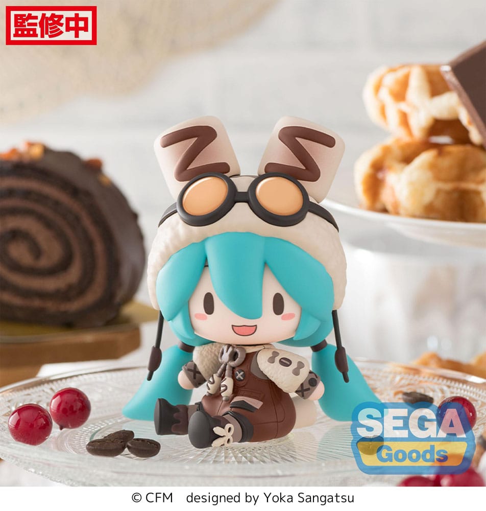 Character Vocal Series 01: Hatsune Miku Fuwa Petit Chibi Figure Hatsune Miku Marshmallow Hot Cocoa 10 cm