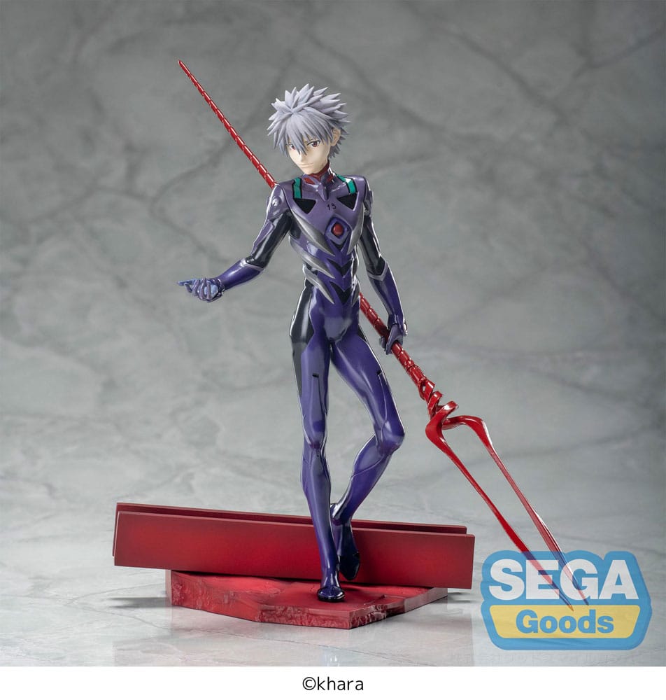 Evangelion: 3.0+1.0 Thrice Upon a Time Luminasta PVC Statue Kaworu Nagisa x Spear of Longinus 21 cm