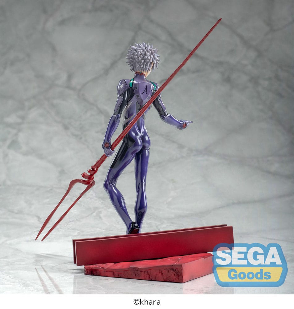 Evangelion: 3.0+1.0 Thrice Upon a Time Luminasta PVC Statue Kaworu Nagisa x Spear of Longinus 21 cm