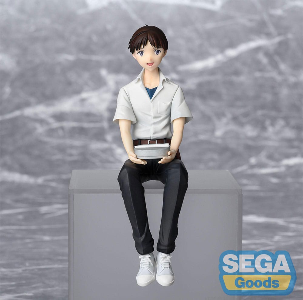Rebuild of Evangelion PM Perching PVC Statue Shinji Ikari Evangelion New Theatrical Edition 14 cm