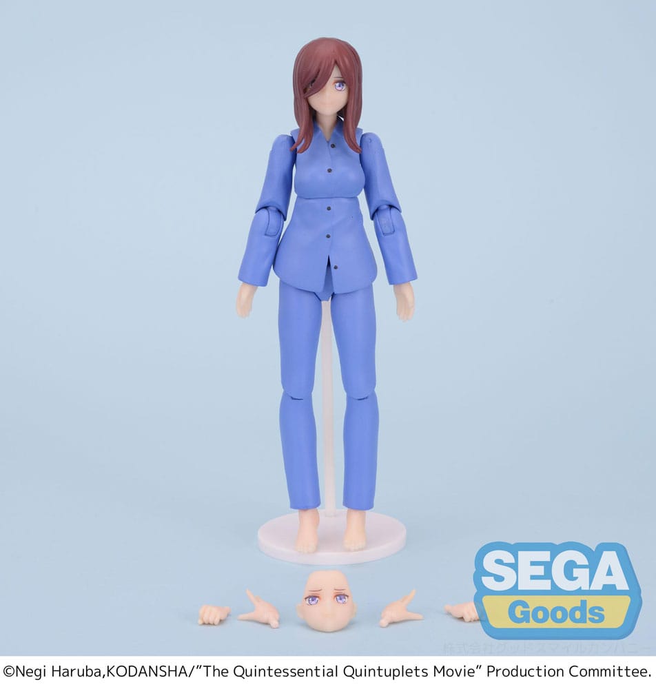 Die Quintessential Quintuplets Actionfiguren Miku Nakano 15 cm