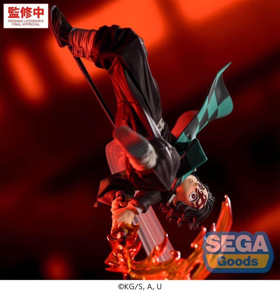 Demon Slayer: Kimetsu no Yaiba Luminasta PVC Figure Tanjiro Kamado Hinokami Kagura Setting Sun Transformation 15 cm