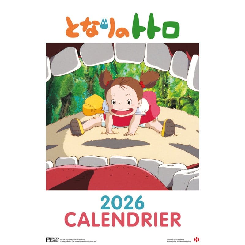 My Neighbor Totoro Calendar 2026 *French Version*