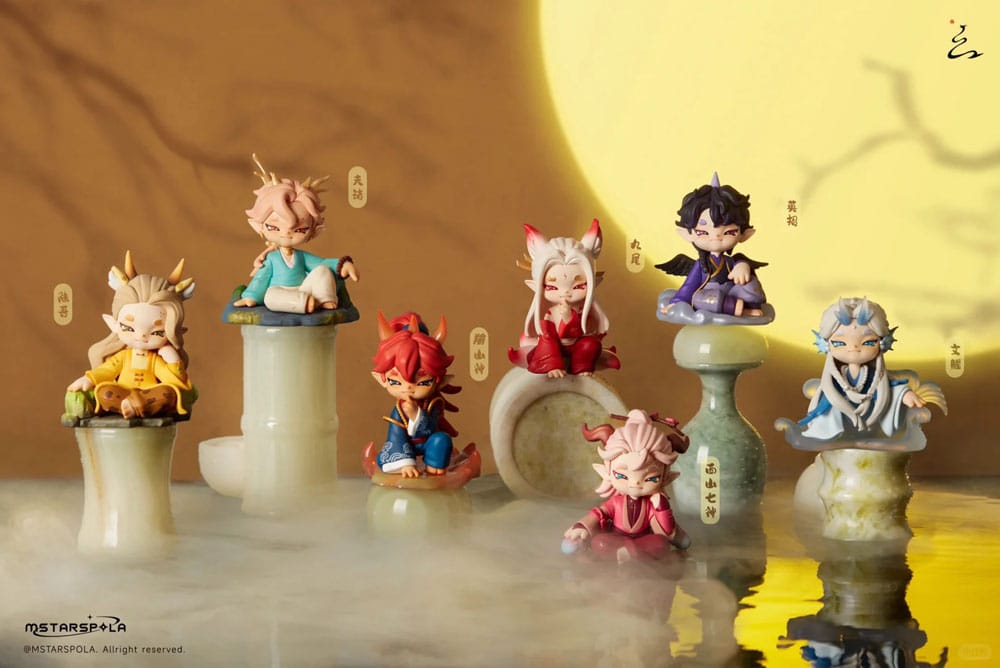 Original Character Trading Figures Searching for Mountains and Seas, Stars 9 cm Assortment (6)