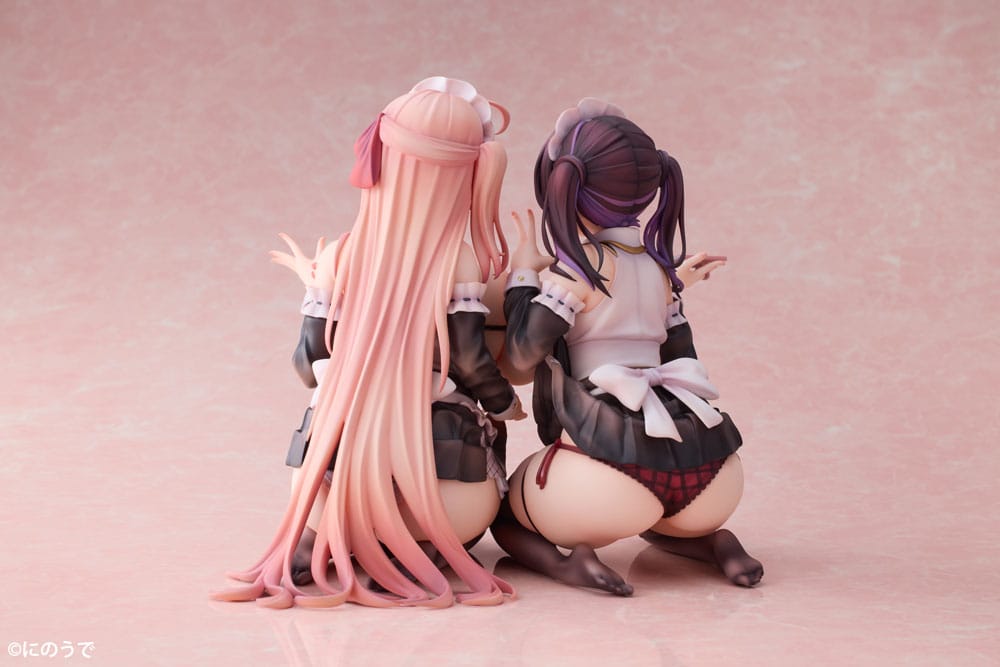 Original Character PVC Statues 1/5 2-Set Koho Miya & Otsuhane Fuwari illustration by Ninoude 18 cm