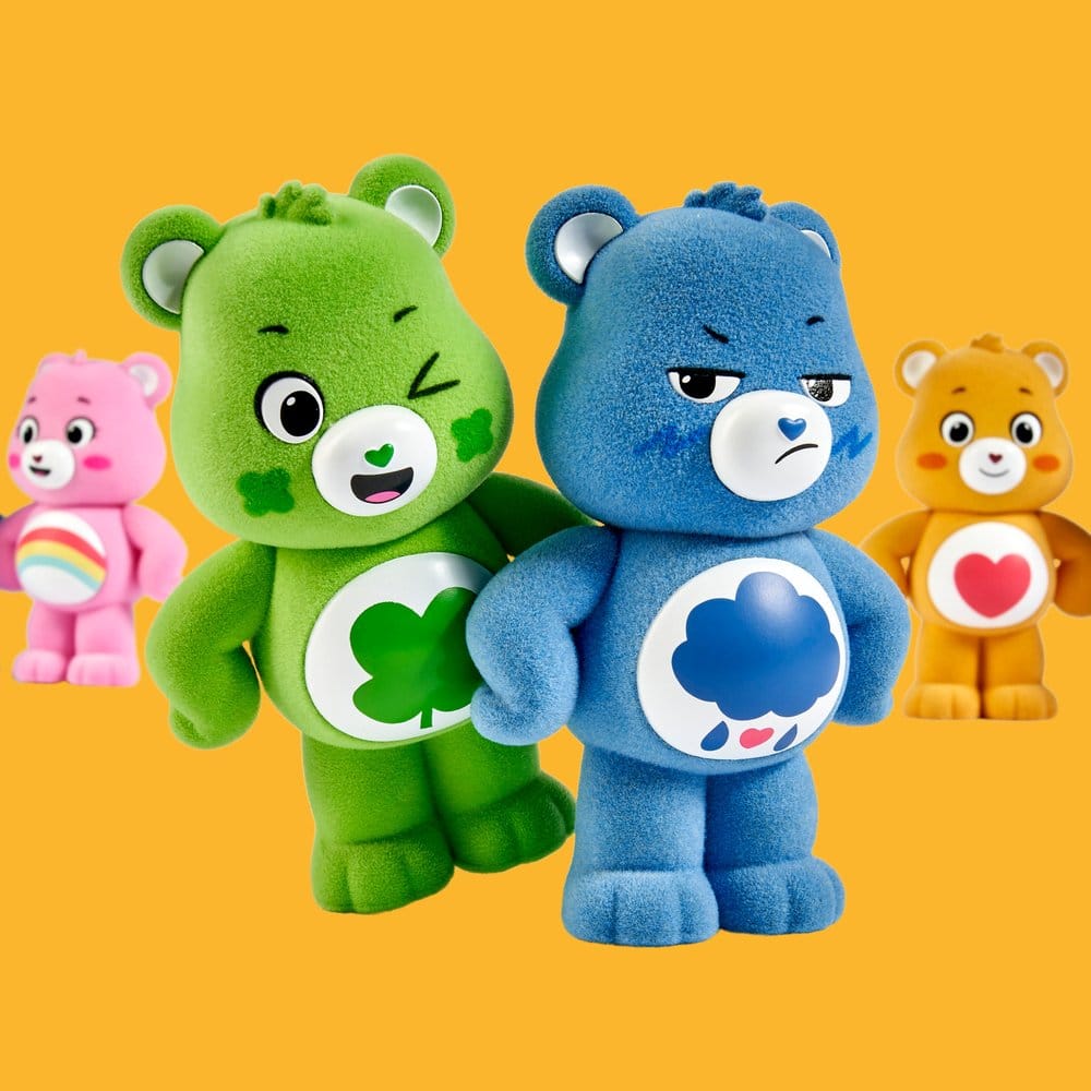 Care Bears Flocked Figures Unlock the Magic 8 cm Blind Box Display (8)