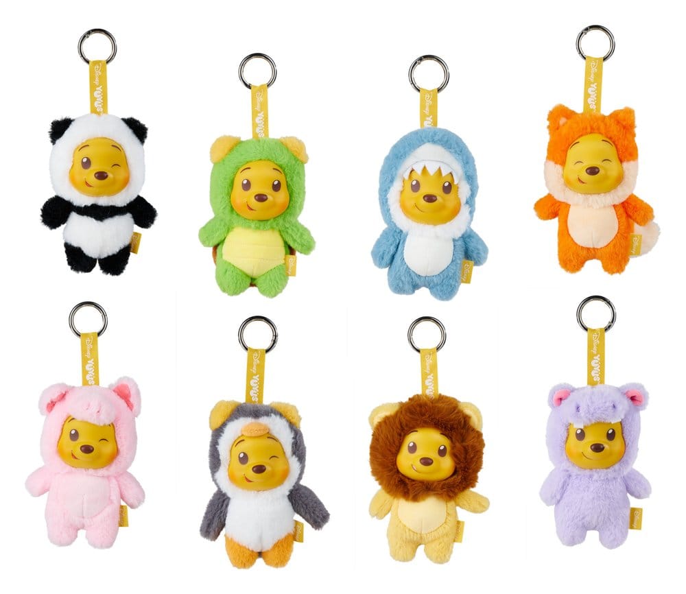 Disney YuYus Plush Key rings Wave 2 Winnie the Pooh 13 cm Blindbox Display (8)