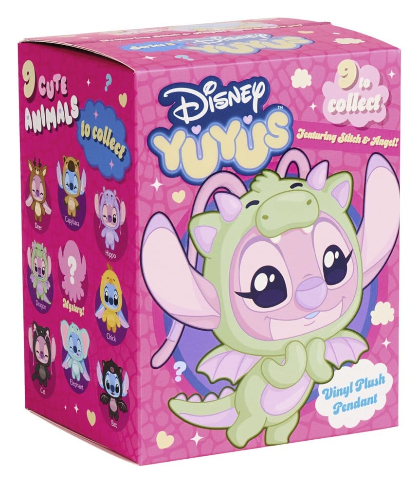 Disney YUYUS Plush Figure Stitch & Angel Blindbox Display (8)