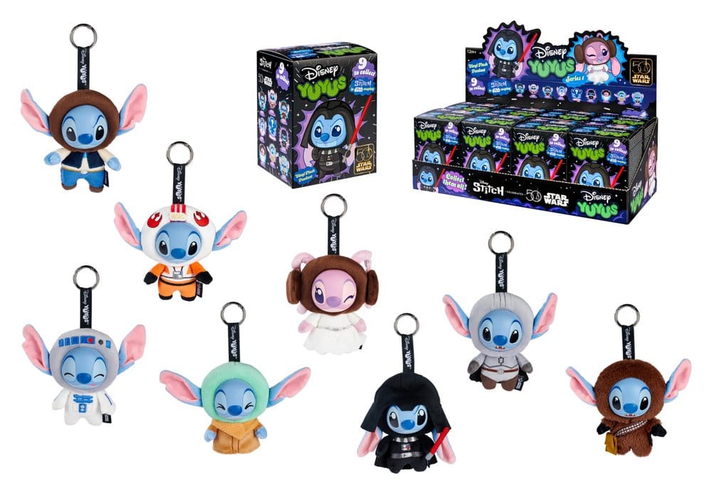 Disney YUYUS Plush Keychains Stitch x Star Wars 12 cm Blindbox Display (8)