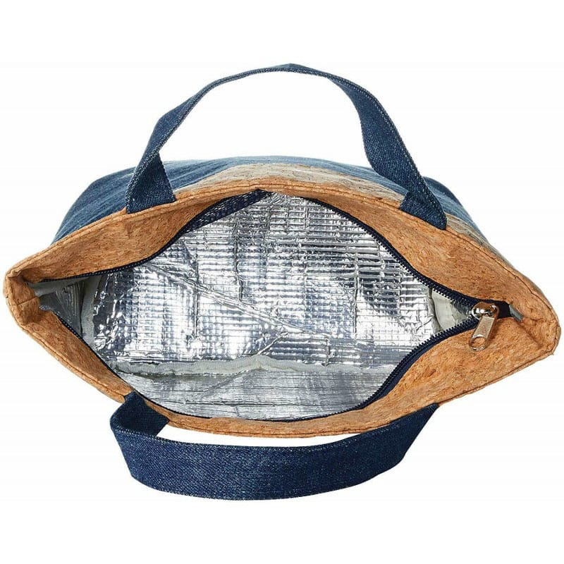 Lunchtasche „Mein Nachbar Totoro“ im Totoro-Stil aus Kork und Denim