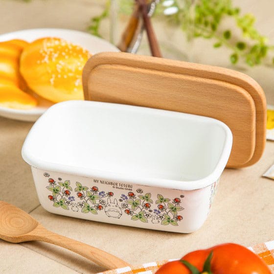 My Neighbor Totoro Butterdose mit Holzdeckel Soot Sprites 500 ml