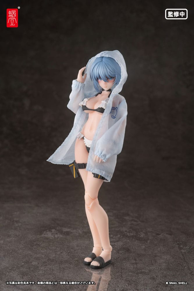 Original Character Action Figure Kit 1/12 RA-04 Kitsunebi Senki Honoka Swimsuit Ver. 15 cm