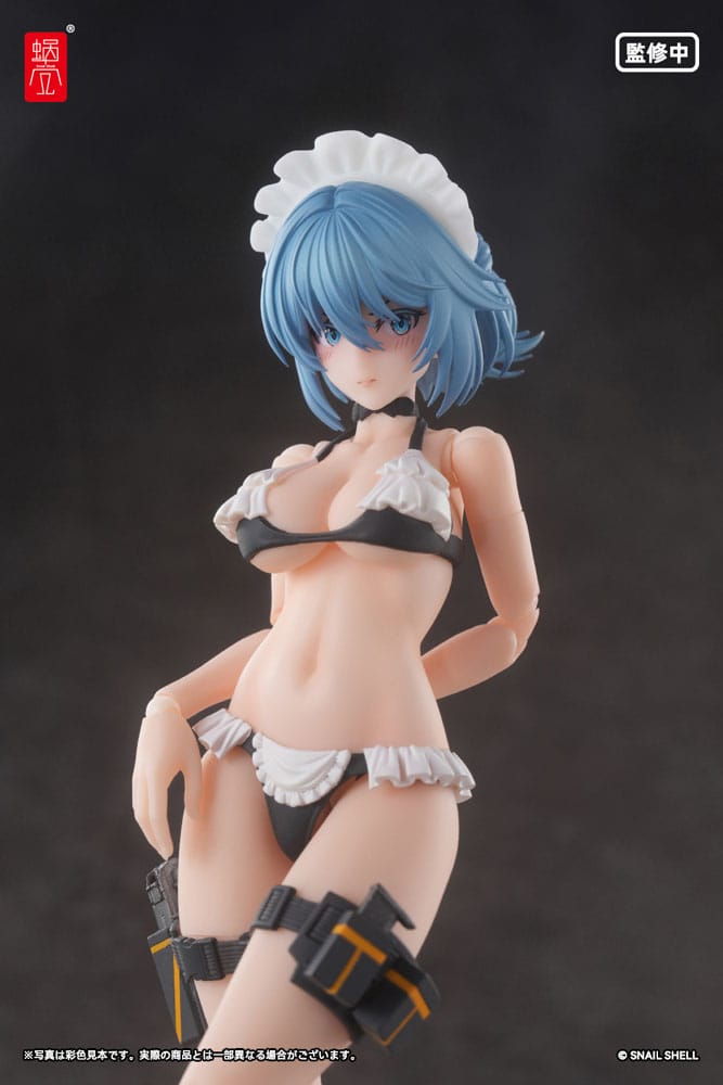 Original Character Action Figure Kit 1/12 RA-04 Kitsunebi Senki Honoka Swimsuit Ver. 15 cm