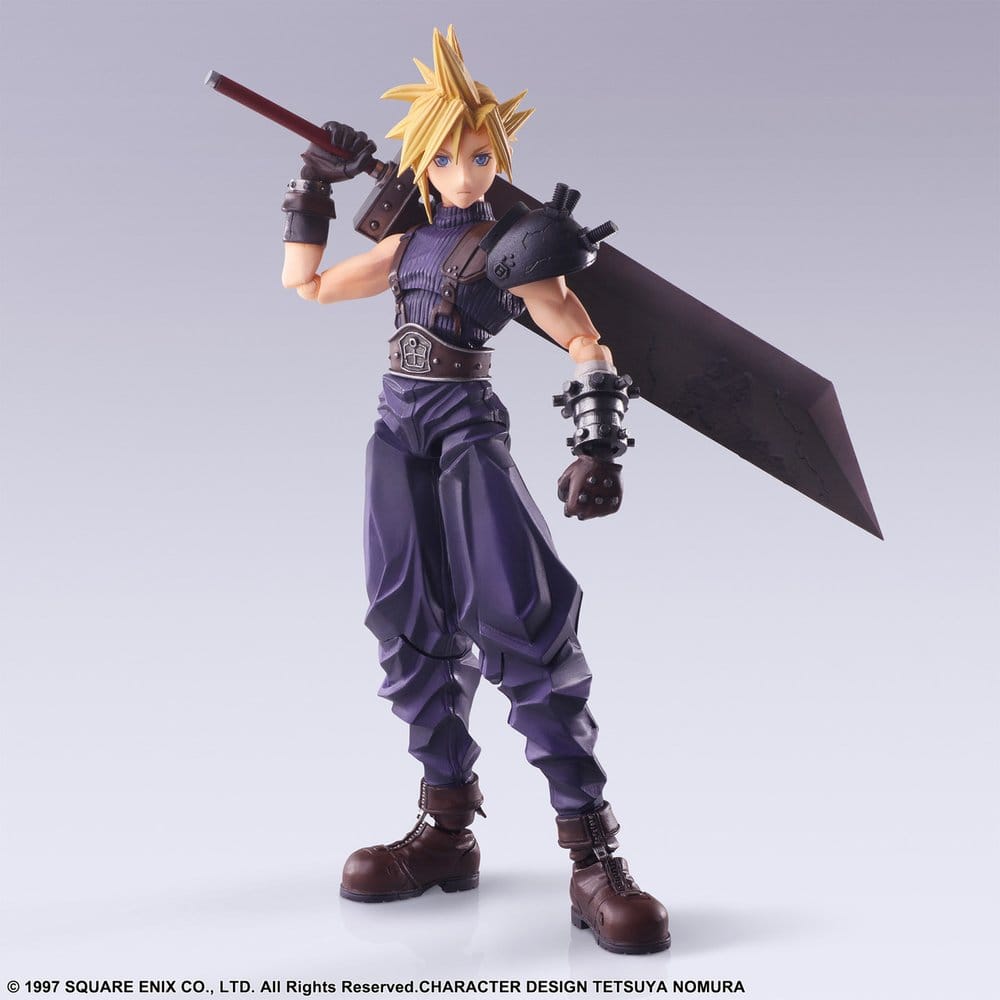 Final Fantasy VII Bring Arts Action Figure Cloud Strife Digital Plus Edition 15 cm