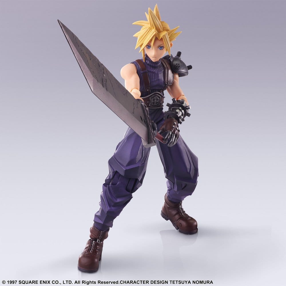 Final Fantasy VII Bring Arts Action Figure Cloud Strife Digital Plus Edition 15 cm