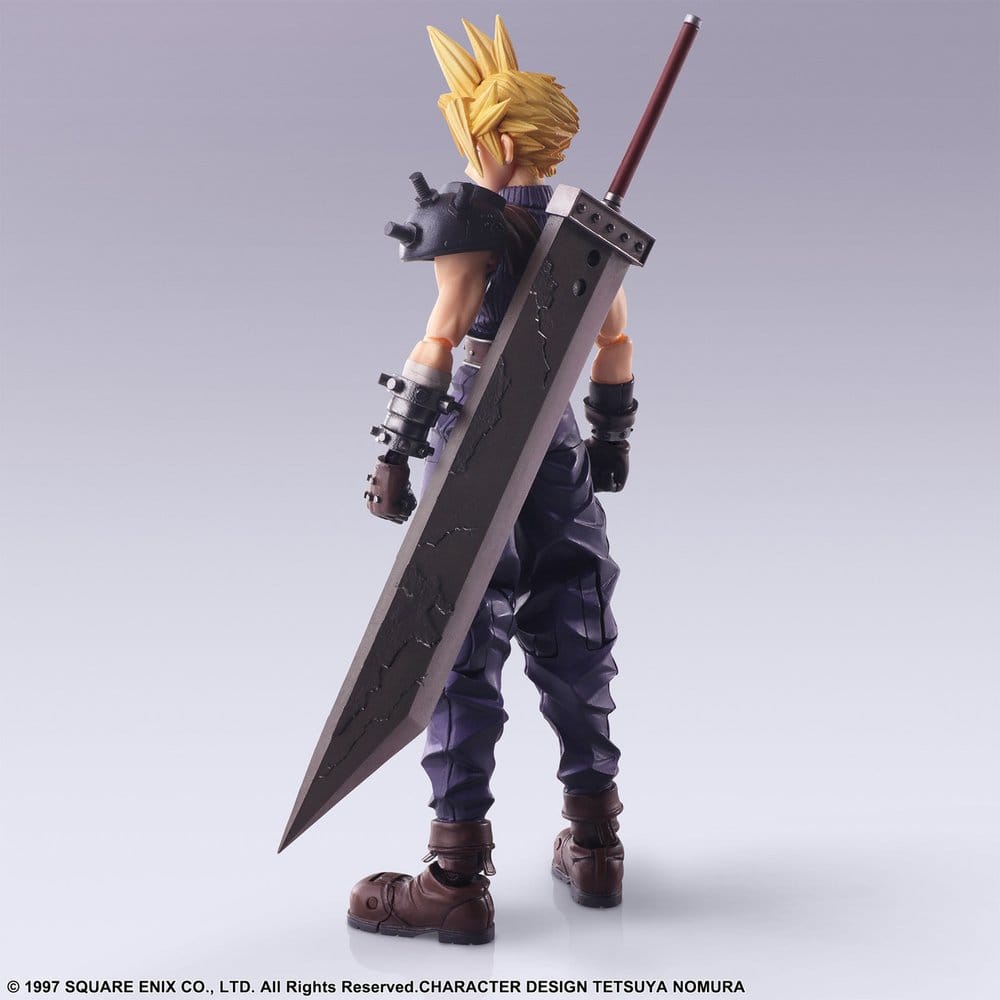 Final Fantasy VII Bring Arts Action Figure Cloud Strife Digital Plus Edition 15 cm