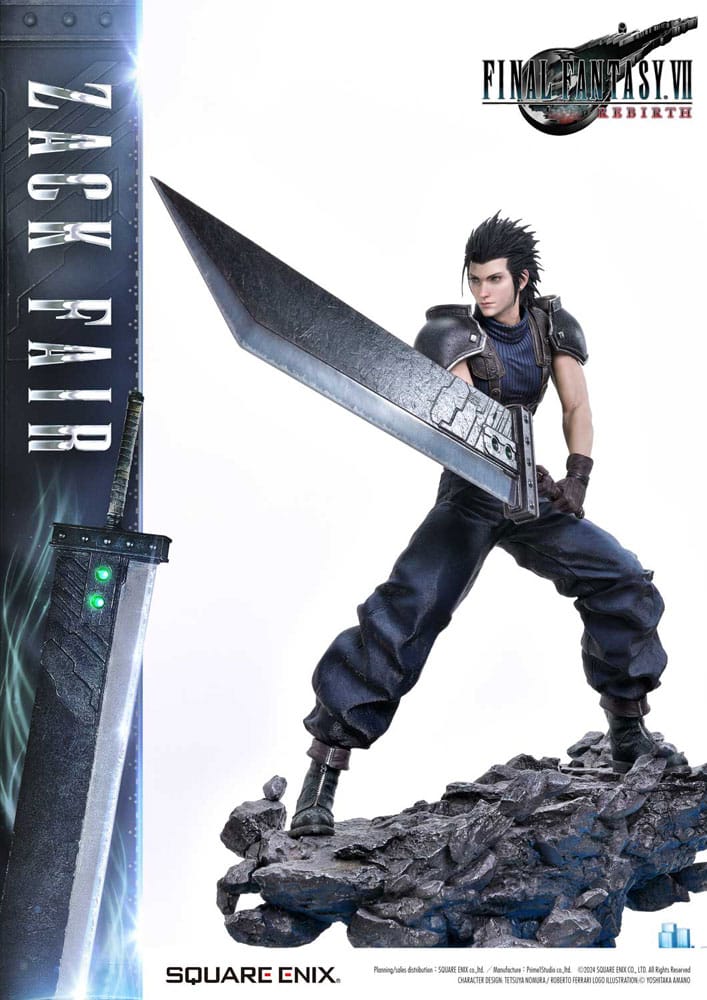 Final Fantasy VII Rebirth Statue 1/4 Zack Fair 57 cm