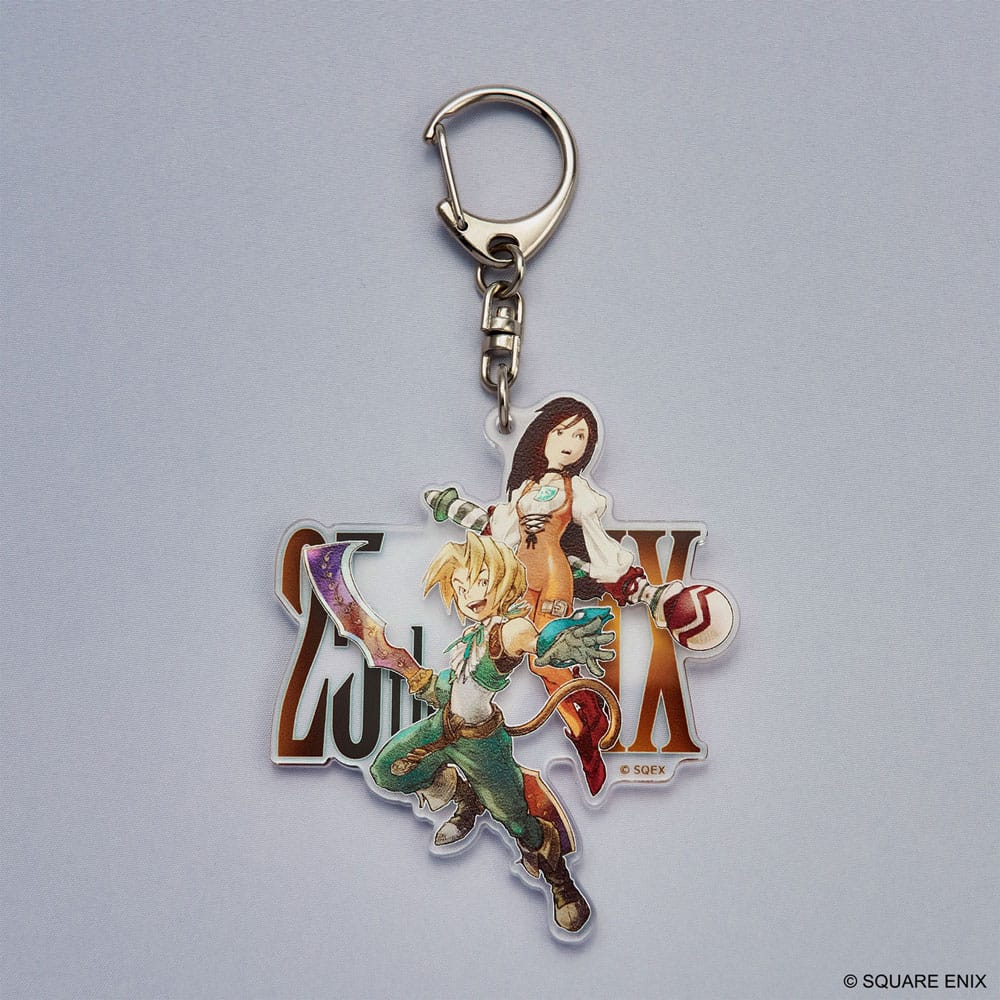 Final Fantasy IX Acrylic Keychain 25th Anniversary Zidane & Garnet