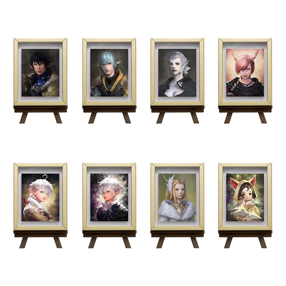 Final Fantasy XIV Framed Portrait Magnets Vol. 1 Display (8)