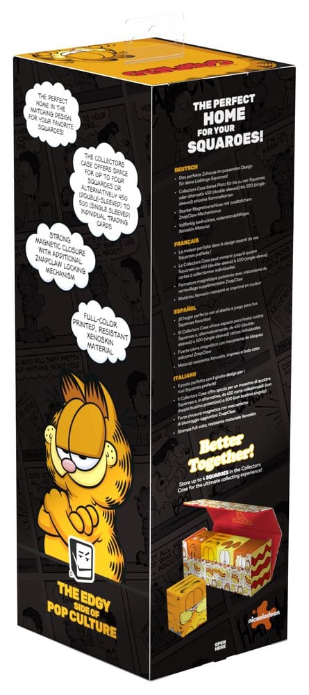 Squaroes Squaroe Garfield Collectors Case - Monday Survival Lasagna