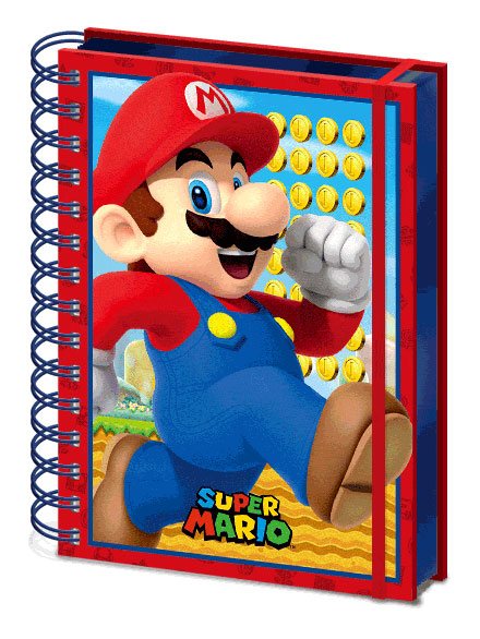 Super Mario 3D Wiro Notizbuch A5 Mario