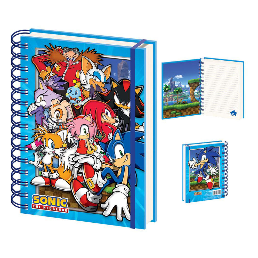 Sonic The Hedgehog Wiro Notizbuch A5 Green Hill Zone Walk